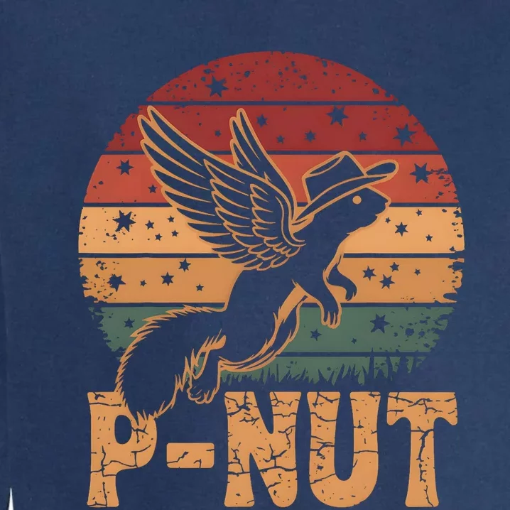 Justice For Peanut P’Nut Pnut Squirrel Lover Garment-Dyed Sweatshirt