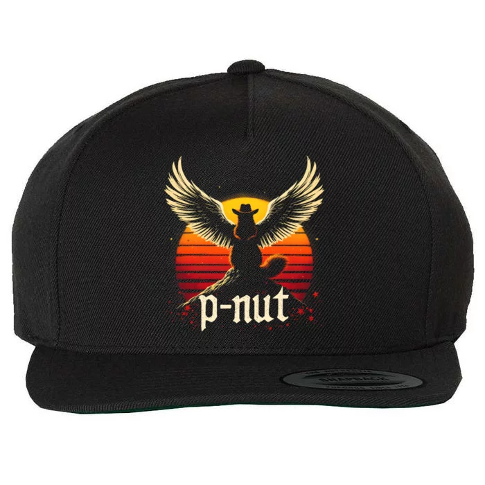 Justice For Peanut P’Nut Pnut Squirrel Lover Vintage Design Wool Snapback Cap