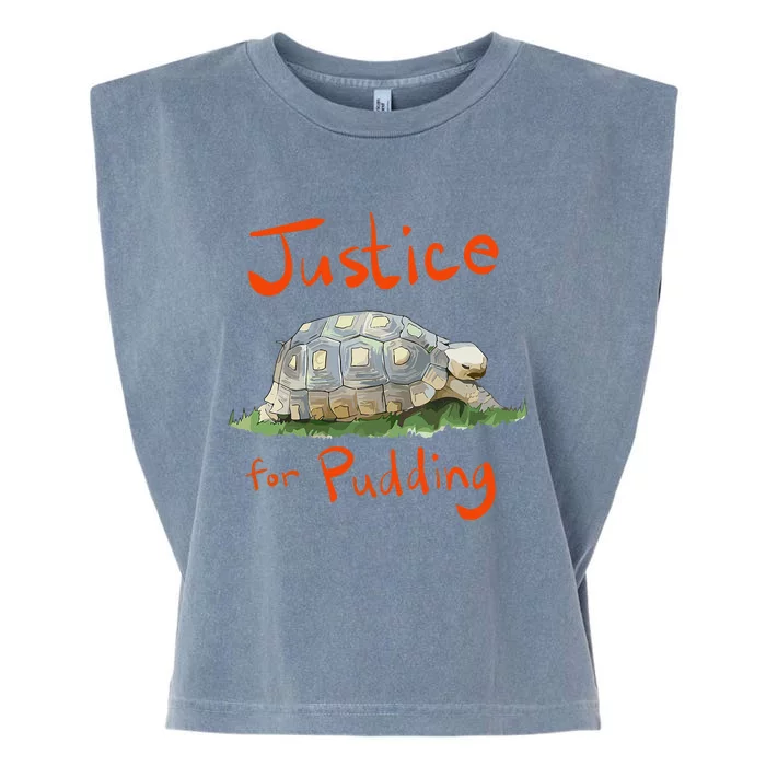 Justice For Pudding Garment-Dyed Women's Muscle Tee