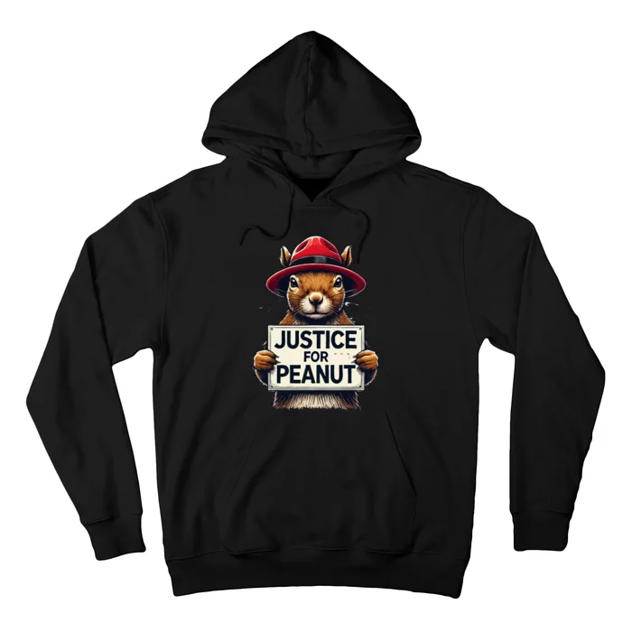 Justice For Peanut The Squirrel Wanted Hoodie