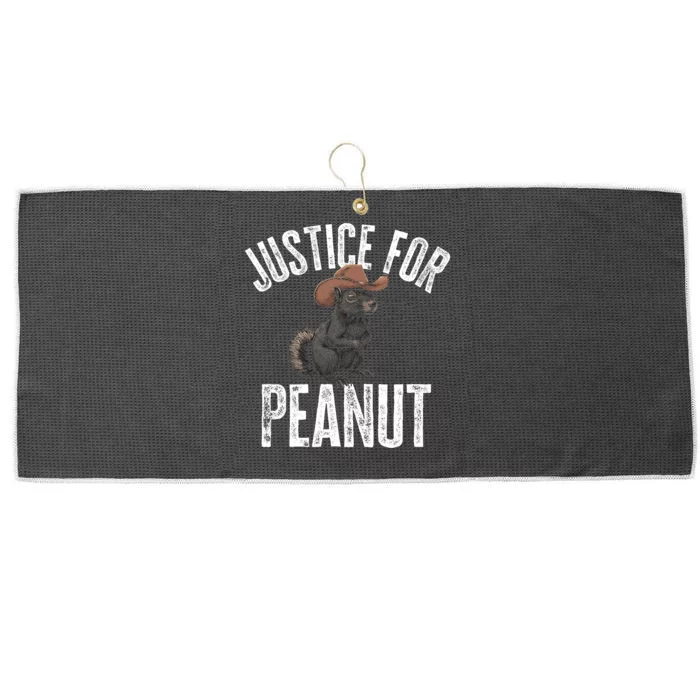 Justice For Peanut The Squirrel Peanut Squirrel Large Microfiber Waffle Golf Towel