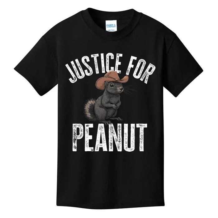 Justice For Peanut The Squirrel Peanut Squirrel Kids T-Shirt