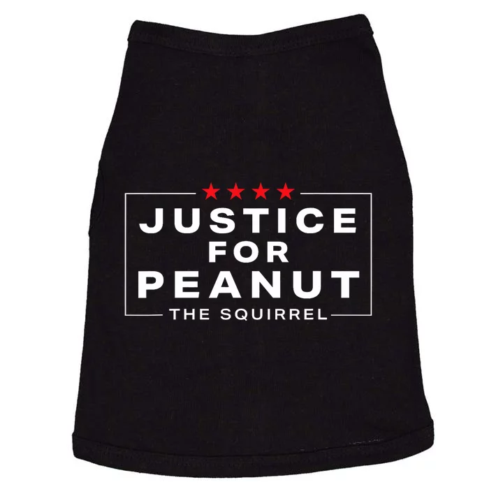 Justice For Peanut The Squirrel Peanut Squirrel Design Doggie Tank