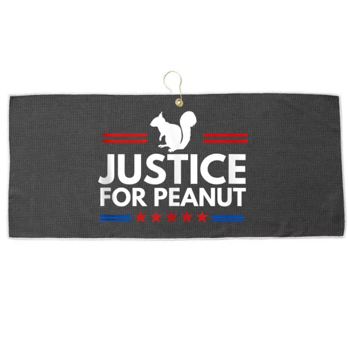 Justice For Peanut The Squirrel And Fred The Raccoon Large Microfiber Waffle Golf Towel