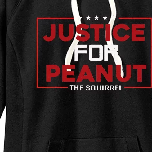 Justice For Peanut The Squirrel Peanut Squirrel Women's Fleece Hoodie