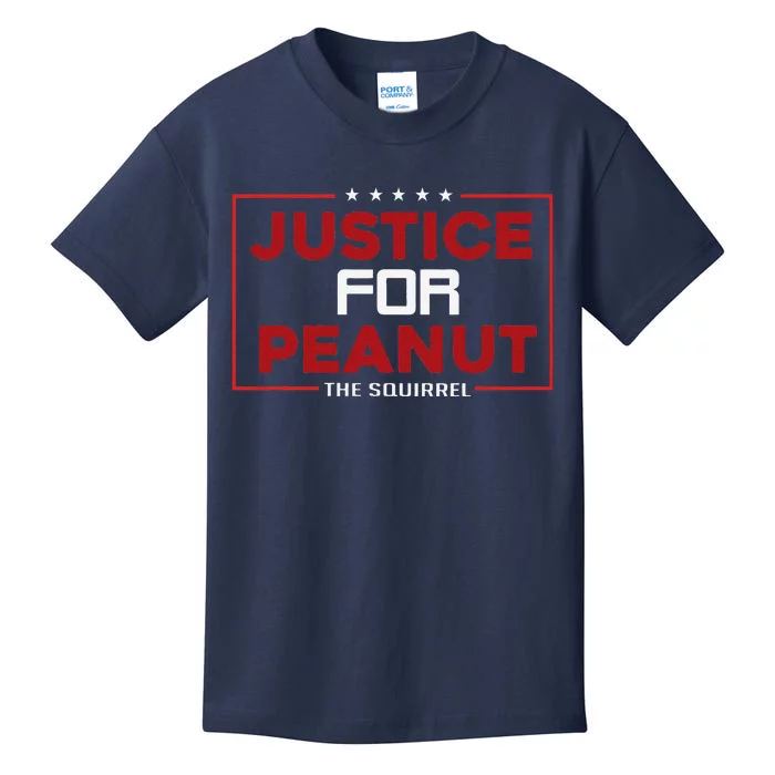 Justice For Peanut The Squirrel Peanut Squirrel Kids T-Shirt