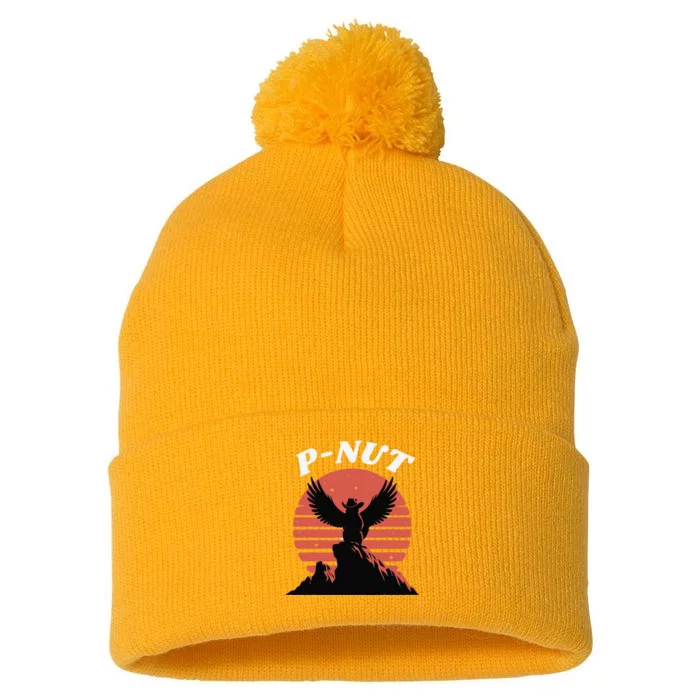 Justice For Peanut The Squirrel Pom Pom 12in Knit Beanie