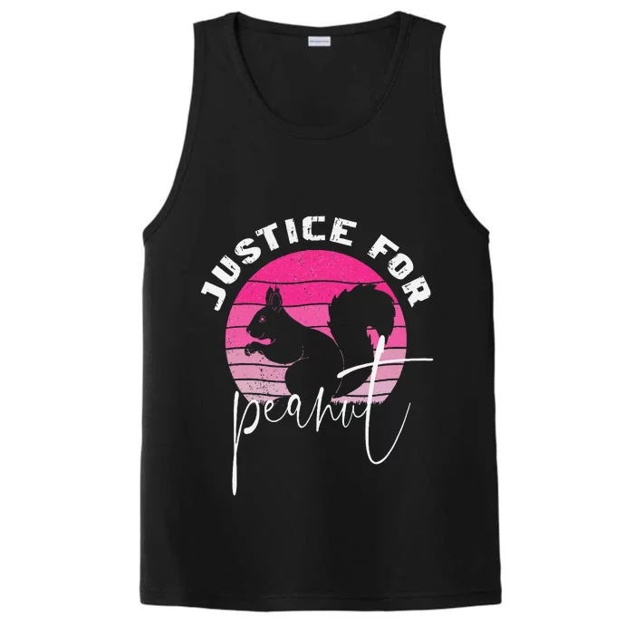 Justice For Peanut The Squirrel Peanut Squirrel Performance Tank