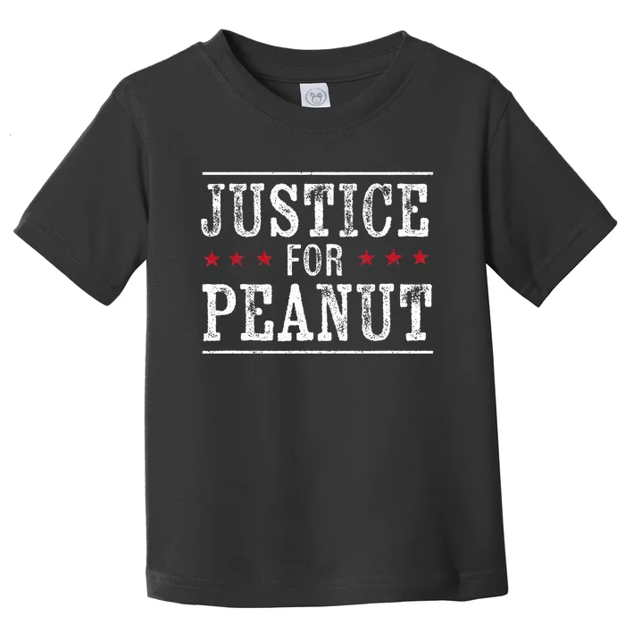 Justice For Peanut The Squirrel Toddler T-Shirt