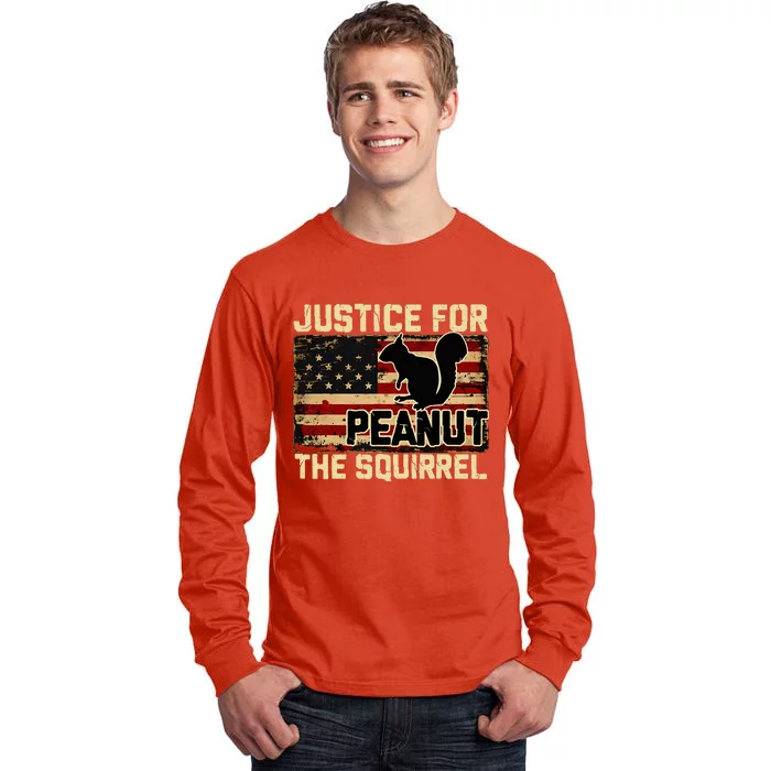 Justice For Peanut The Squirrel Tall Long Sleeve T-Shirt