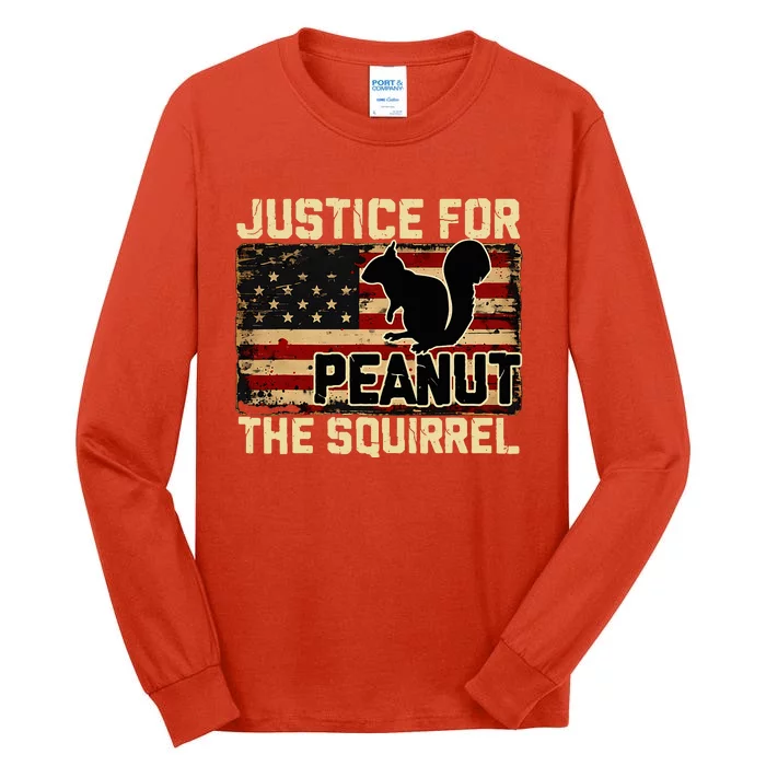 Justice For Peanut The Squirrel Tall Long Sleeve T-Shirt