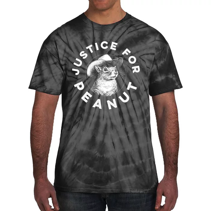 Justice For Peanut The Squirrel Peanut Squirrel Wanted Tie-Dye T-Shirt