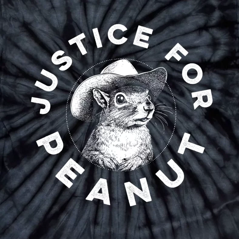 Justice For Peanut The Squirrel Peanut Squirrel Wanted Tie-Dye T-Shirt