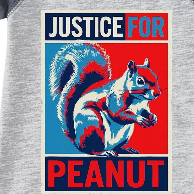 Justice For Peanut The Squirrel P’Nut Pnut Squirrel T Min Infant Baby Jersey Bodysuit