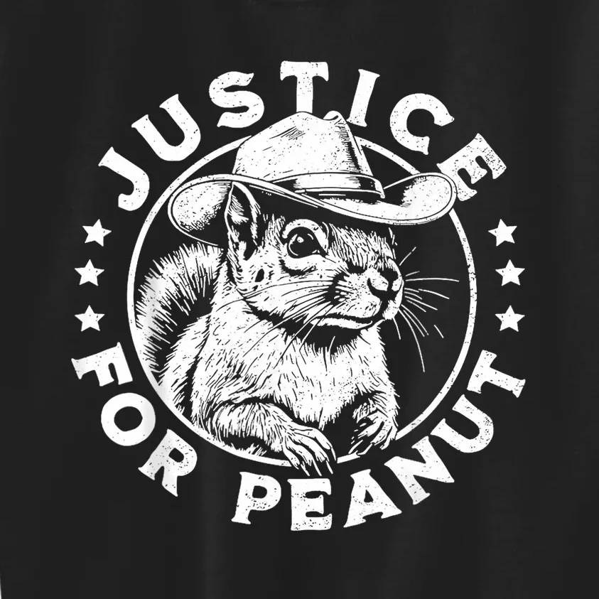 Justice For Peanut The Squirrel P’Nut Pnut Peanut Squirrel Kids Sweatshirt