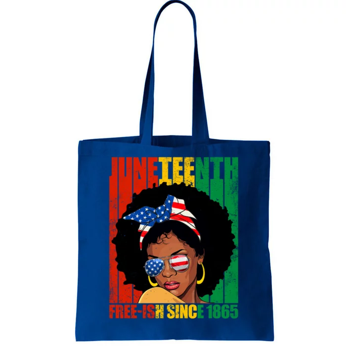 Juneteenth Freegiftish Since 1865 Black African American Gift Tote Bag