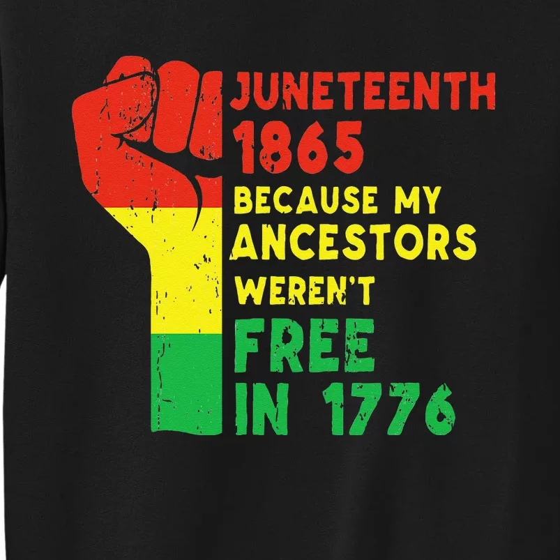 JUNETEENTH Freeish Since 1865 Melanin Ancestor Black History Sweatshirt