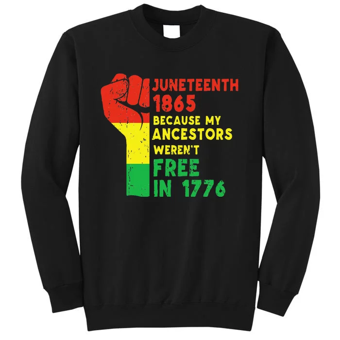 JUNETEENTH Freeish Since 1865 Melanin Ancestor Black History Sweatshirt