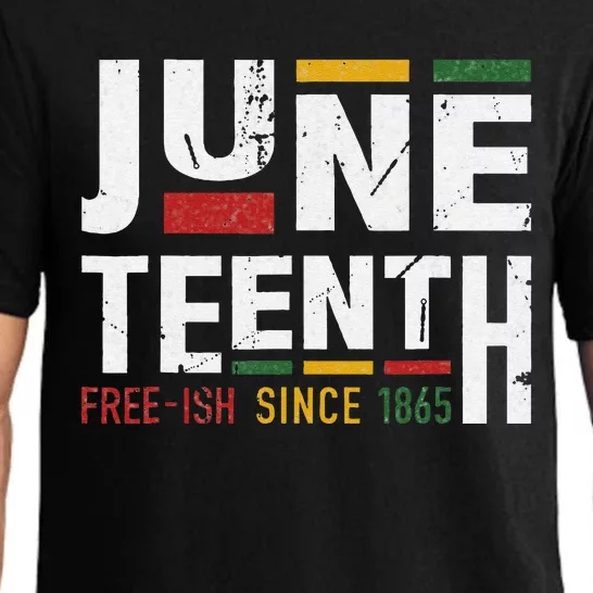 Juneteenth Freeish Since 1865 For Black African Freedom Pajama Set