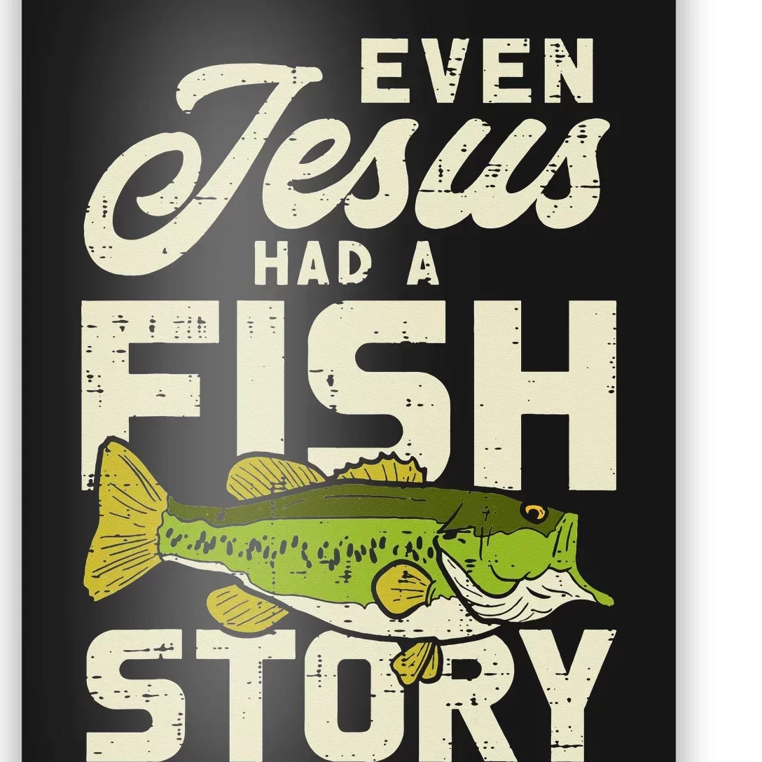 Funny Fishing T Shirt Gift For Cool Christian Fisherman Jesu
