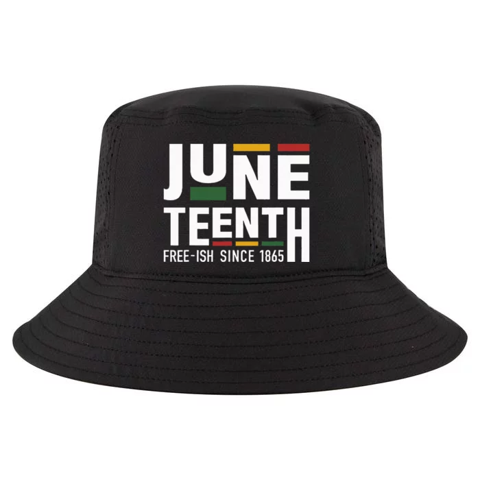 Juneteenth freeish since 1865 for black african freedom Cool Comfort Performance Bucket Hat