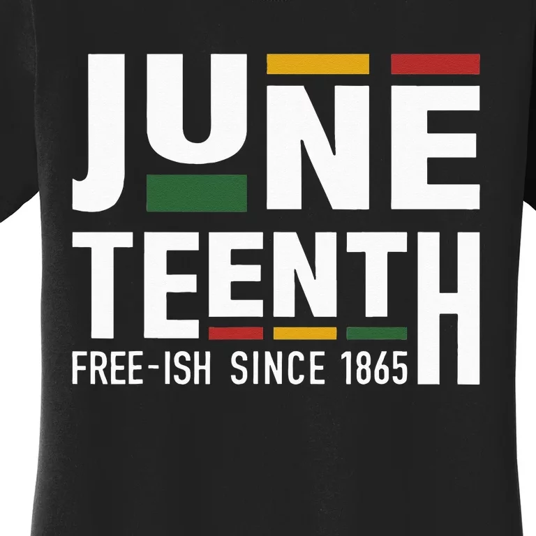 Juneteenth freeish since 1865 for black african freedom Women's T-Shirt