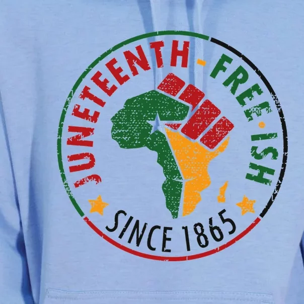 juneteenth freeish since 1865 Unisex Surf Hoodie