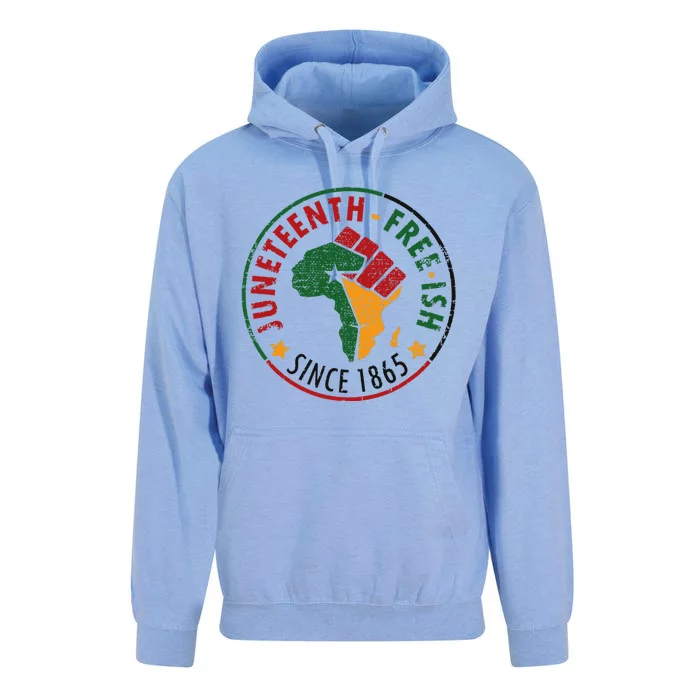 juneteenth freeish since 1865 Unisex Surf Hoodie