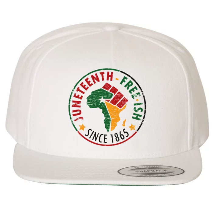 juneteenth freeish since 1865 Wool Snapback Cap