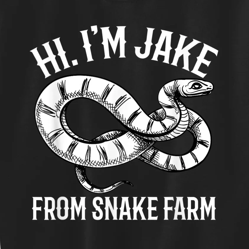 Jake From Snake Farm Rattlesnake Pit Funny Snake Kids Sweatshirt