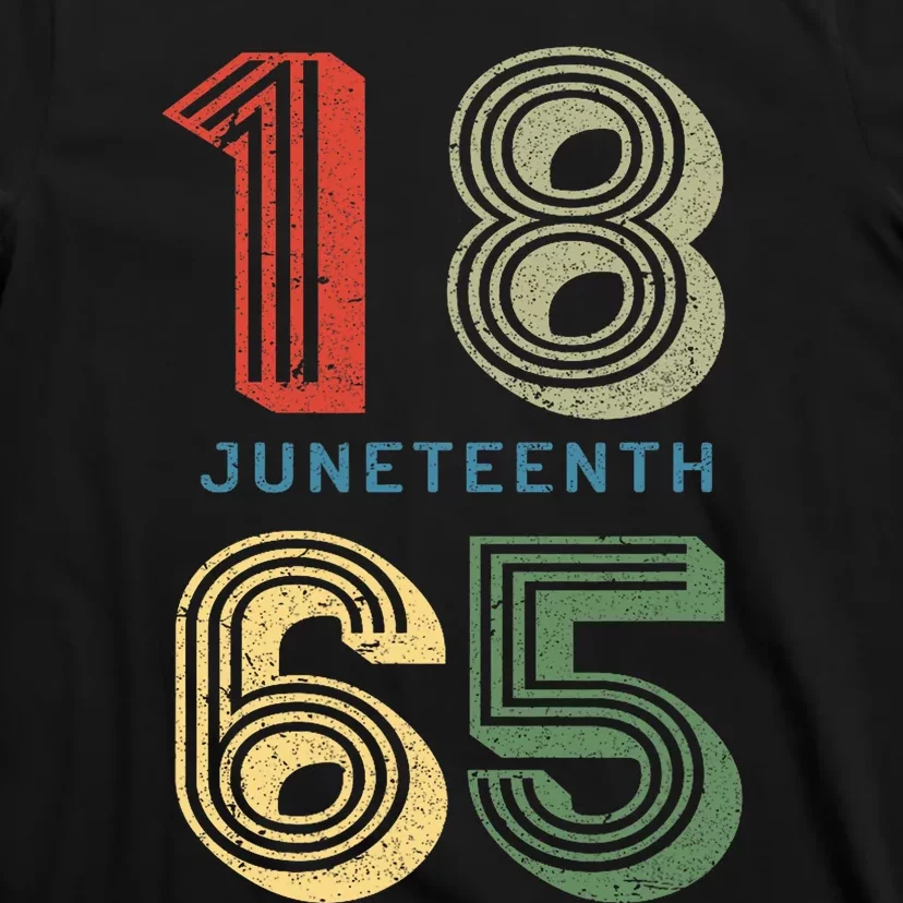 Juneteenth Freeish Since 1865 Melanin Ancestor Black History T-Shirt