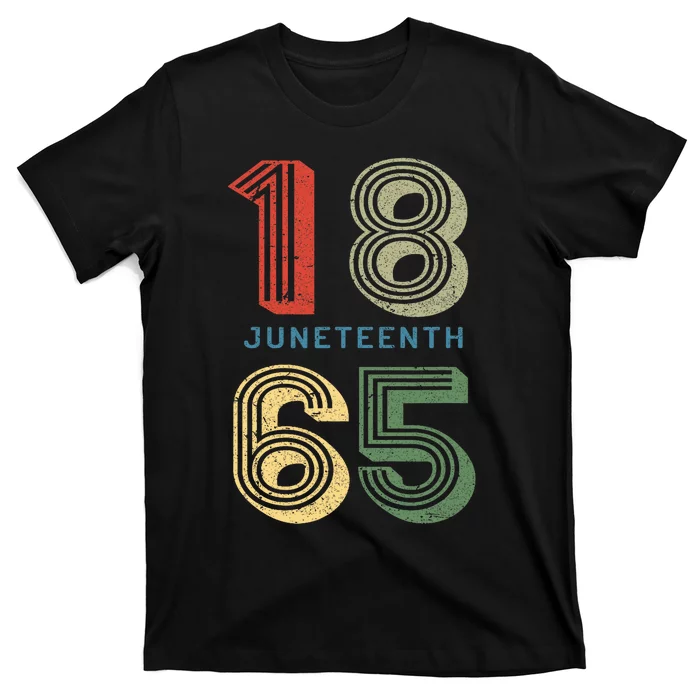 Juneteenth Freeish Since 1865 Melanin Ancestor Black History T-Shirt