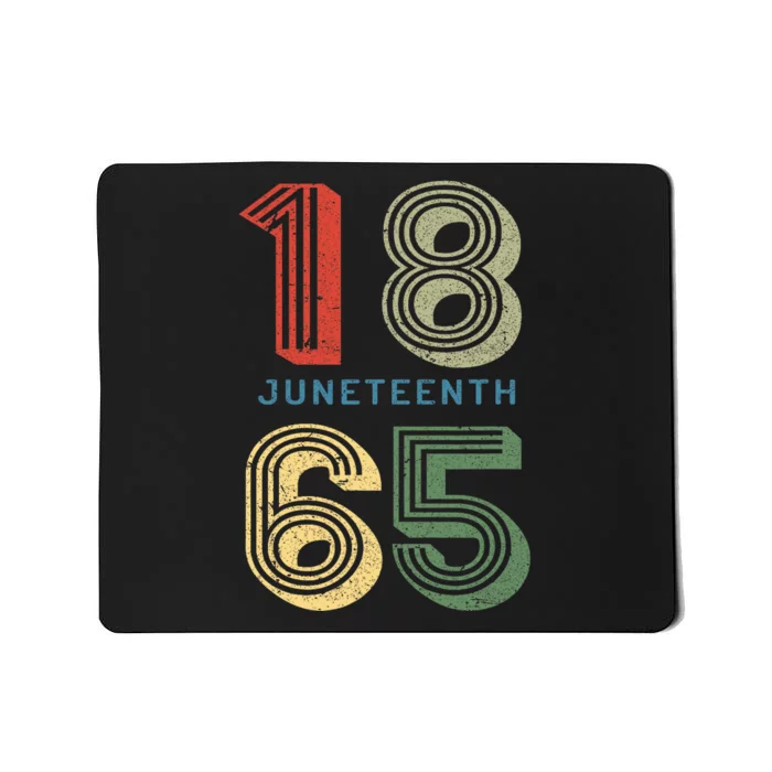 Juneteenth Freeish Since 1865 Melanin Ancestor Black History Mousepad