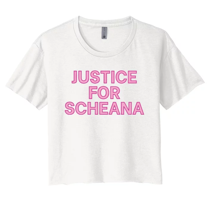 Justice For Scheana TEAM ARIANA Women's Crop Top Tee