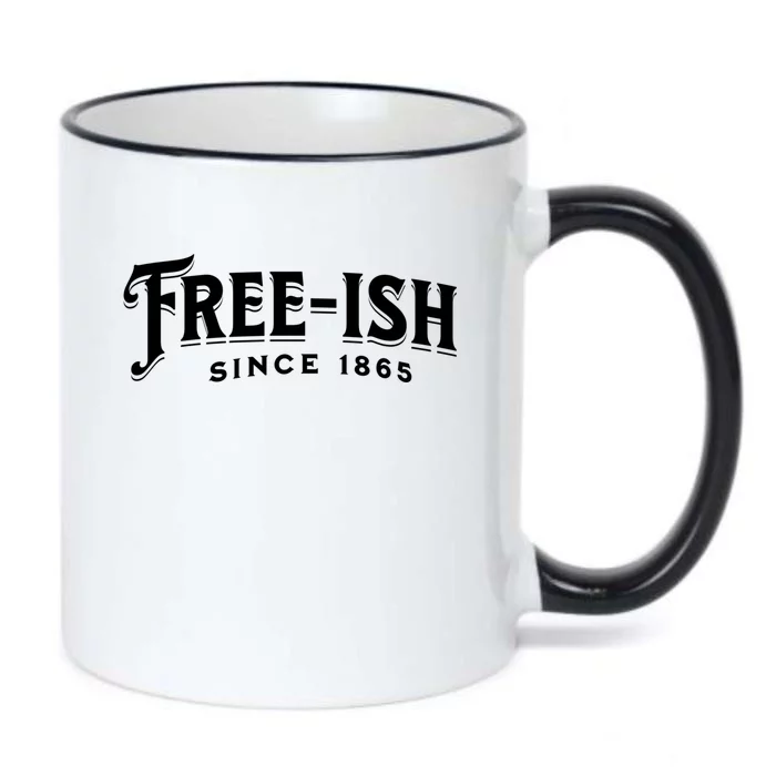 Junenth Freeish Since 1865 Junenth Celebrating 1865 Gift Black Color Changing Mug