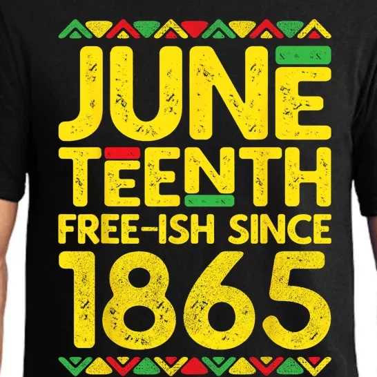 Juneteenth Freeish Since 1865 Black Pride Pajama Set