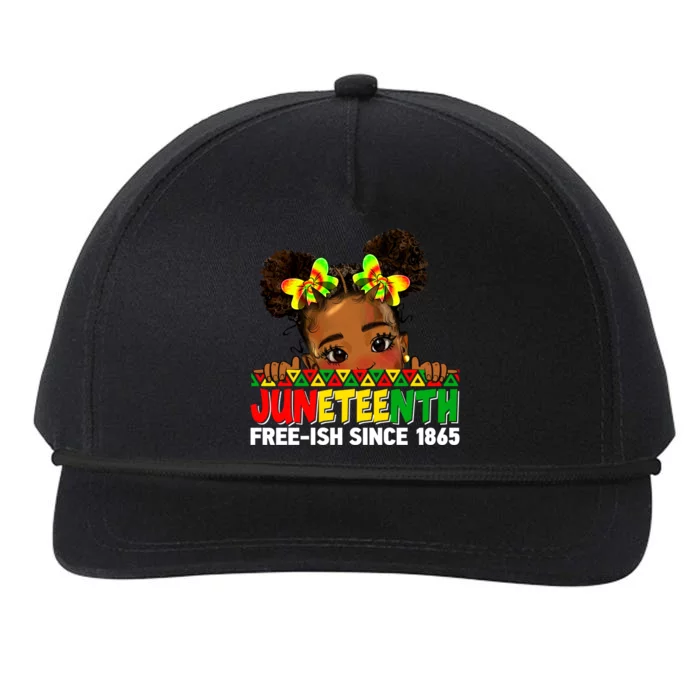 Juneteenth Freeish Since 1865 Black Freedom Day Gift Snapback Five-Panel Rope Hat