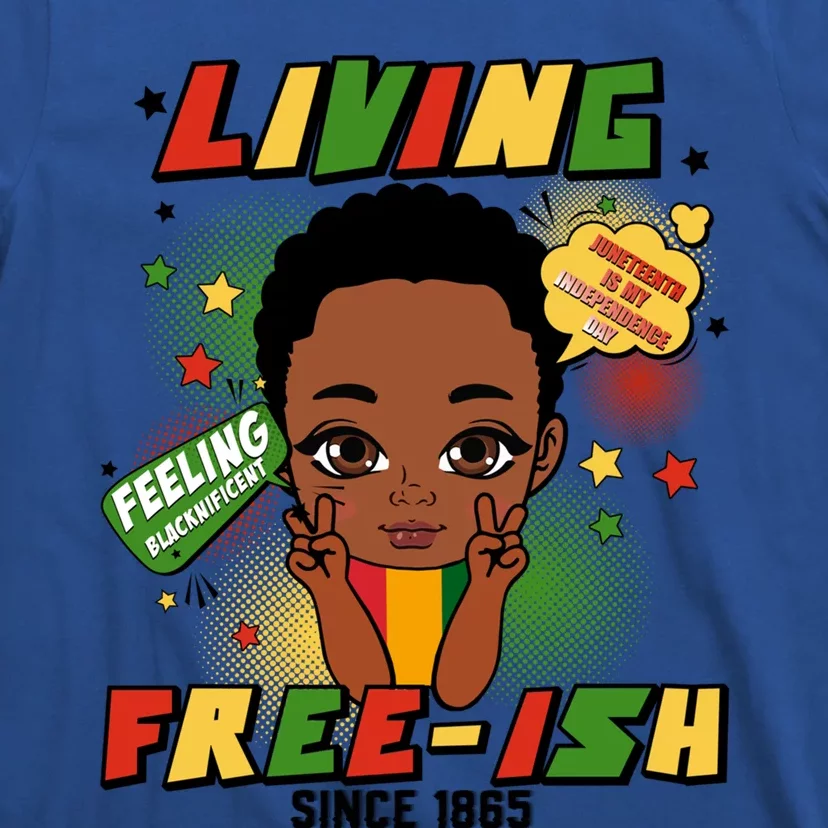 Juneteenth Freeish Since 1865 Black Freedom Afro Gift T-Shirt