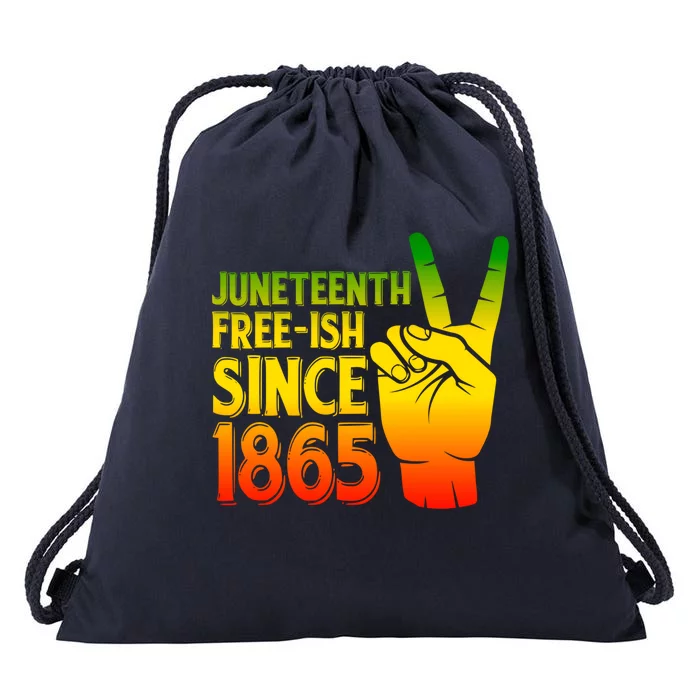 Juneteenth Freegiftish Since 1865 African Black History Month Cool Gift Drawstring Bag