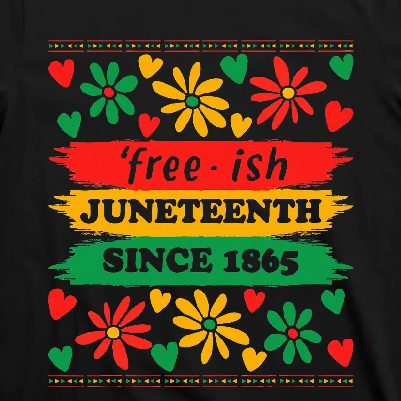 Juneteenth Freeish Since 1865 African American Freedom Day T-Shirt