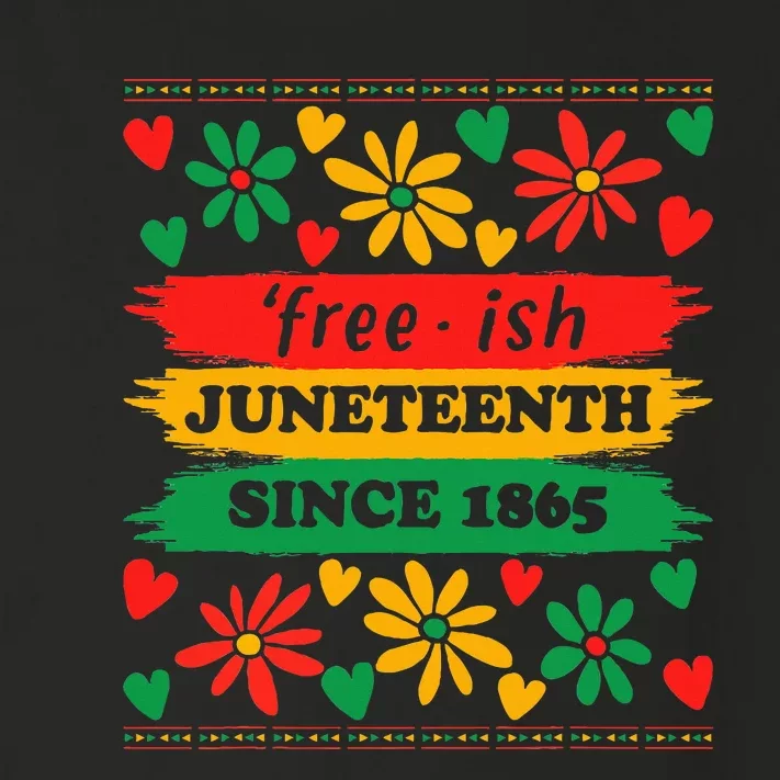 Juneteenth Freeish Since 1865 African American Freedom Day Toddler Long Sleeve Shirt