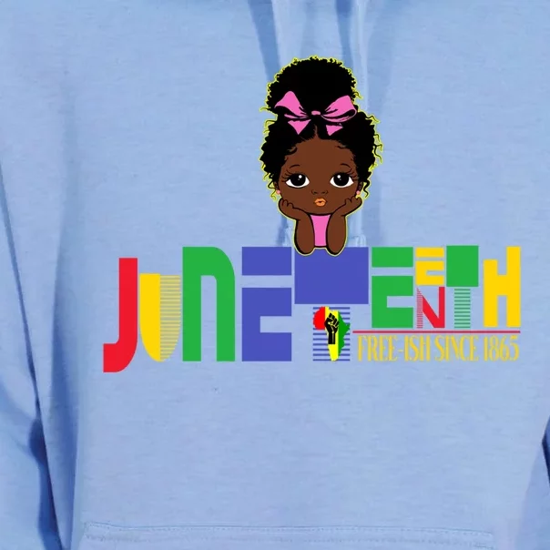 Juneteenth Freeish Since 1865 Melanin Black Freedom Cute Gift Unisex Surf Hoodie