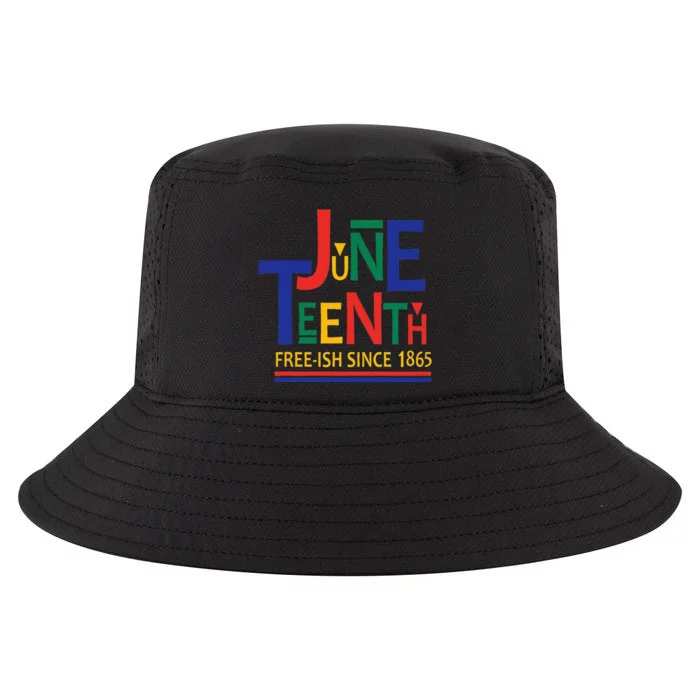 JUNETEENTH Freeish Since 1865 Melanin Ancestor Black History Cool Comfort Performance Bucket Hat