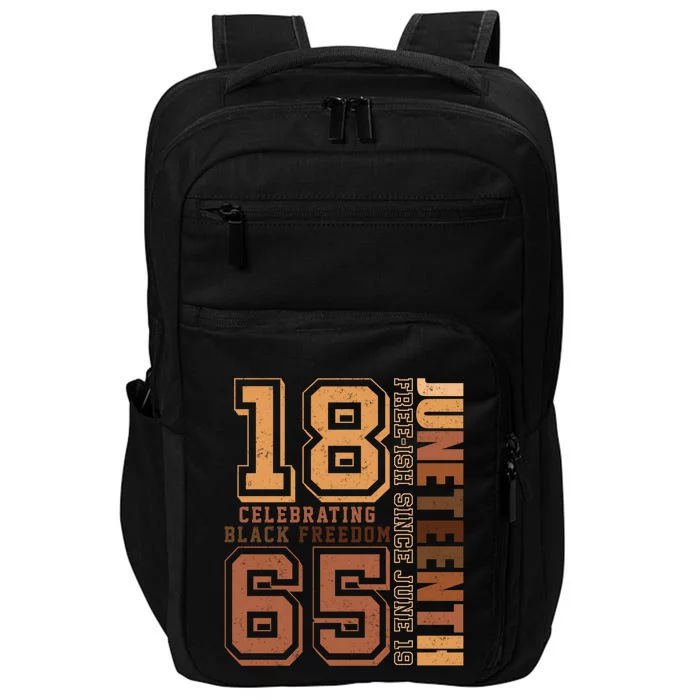 Juneteenth Freegiftish Since 1865 Black History Black Freedom Gift Impact Tech Backpack