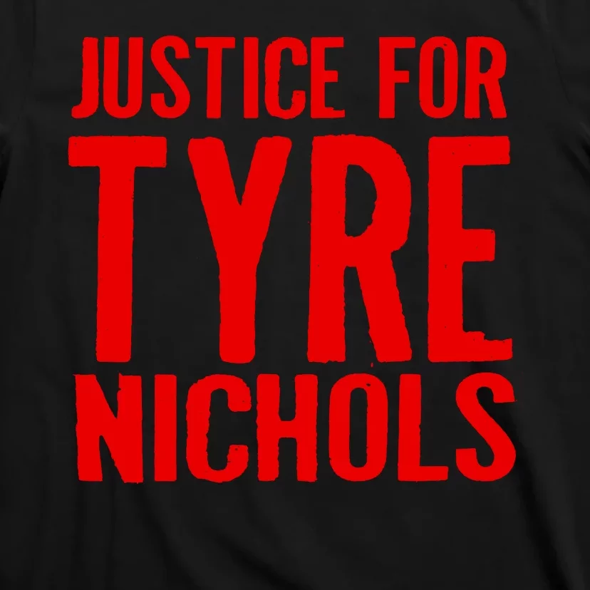 Justice For Tyre Nichols Tribute T-Shirt