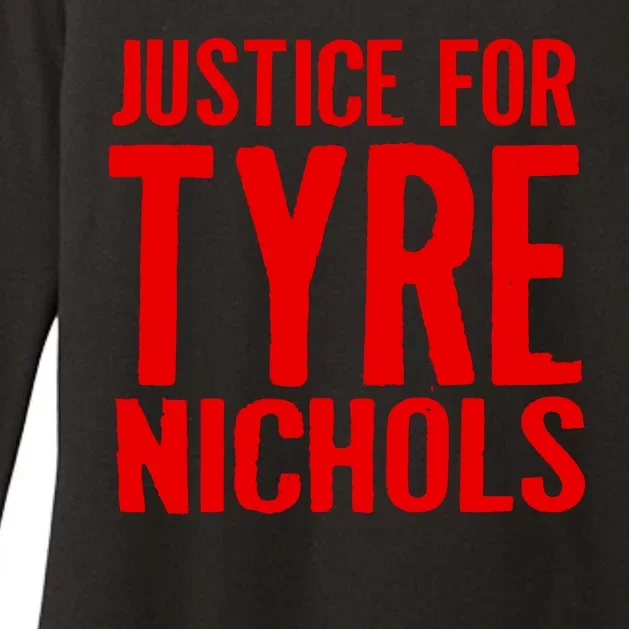 Justice For Tyre Nichols Tribute Womens CVC Long Sleeve Shirt