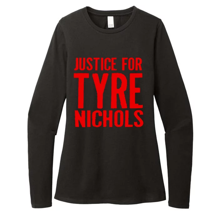 Justice For Tyre Nichols Tribute Womens CVC Long Sleeve Shirt