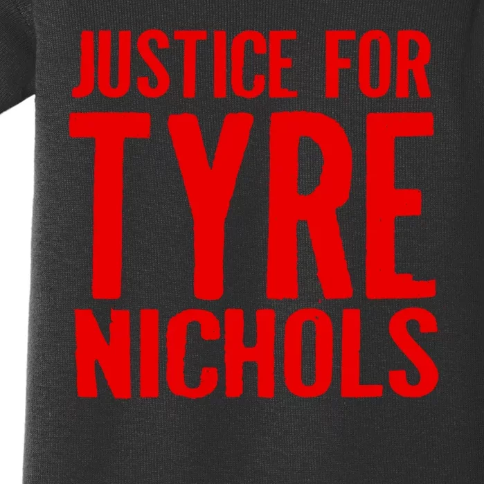 Justice For Tyre Nichols Tribute Baby Bodysuit