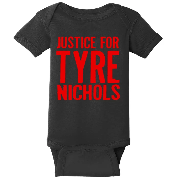 Justice For Tyre Nichols Tribute Baby Bodysuit