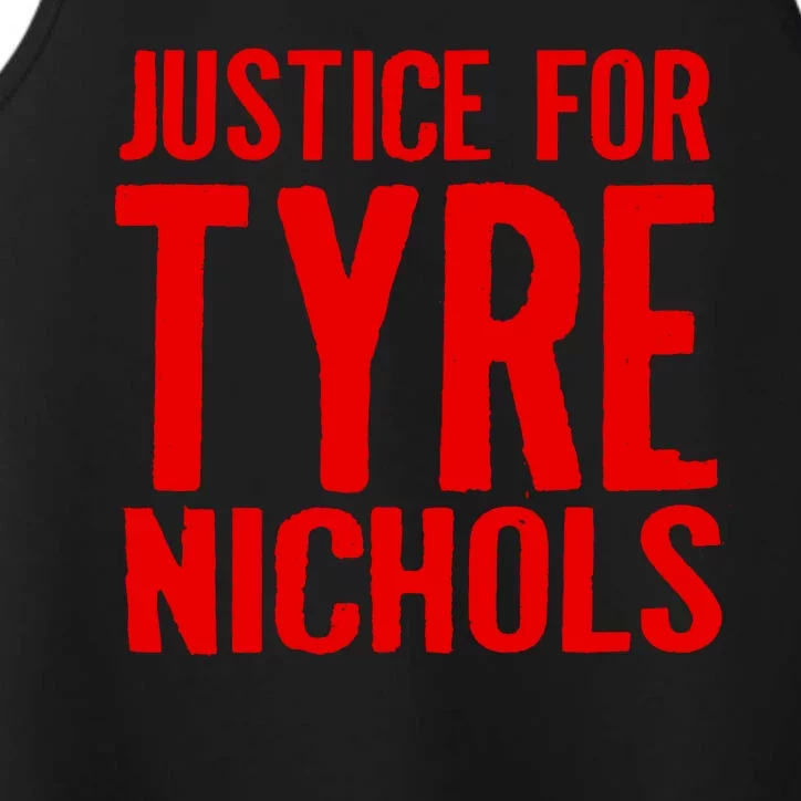 Justice For Tyre Nichols Tribute Performance Tank